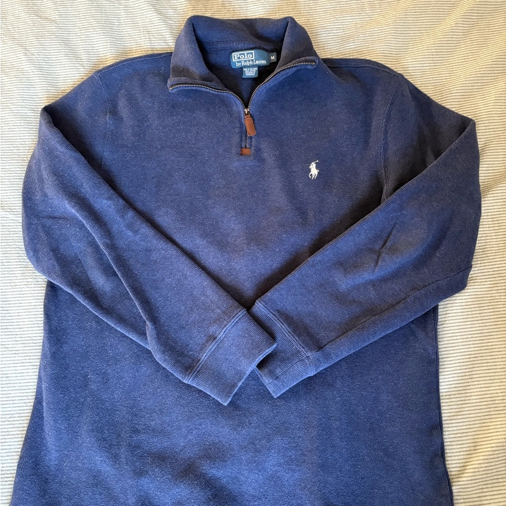 Polo by Ralph Lauren Dark Blue Cotton Sweater